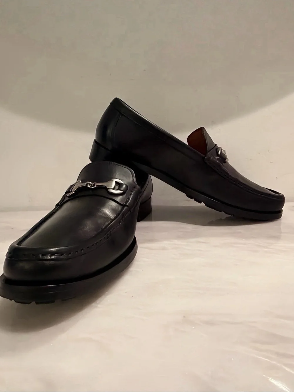 Allen Edmonds Arezzo Black Leather Horsebit Loafers Made in Italy Men’s 11.5 D